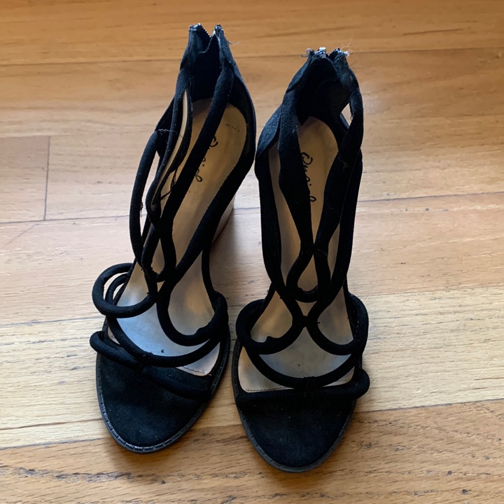 Qupid brand sassy heeled sandals